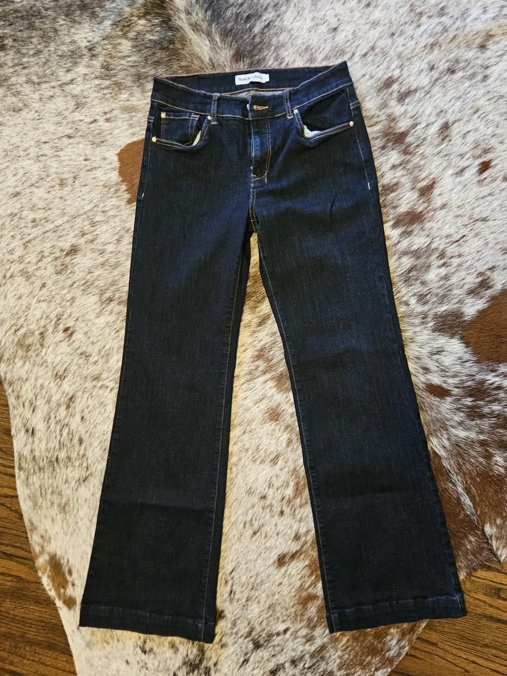 RANCH DRESSN' TROUSER Jeans with Contrast Stitching Lg/33